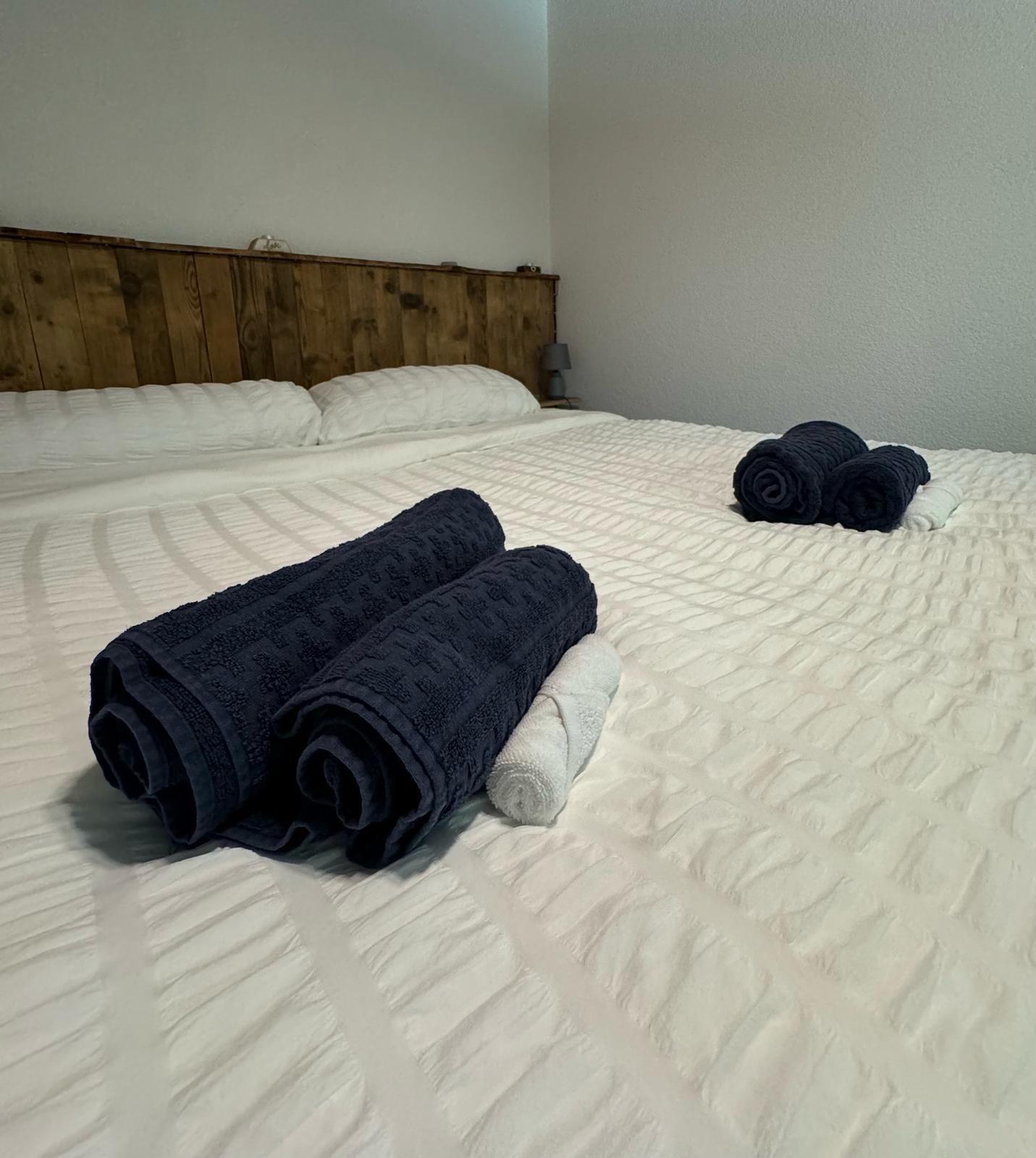 Préparation du lit de la chambre